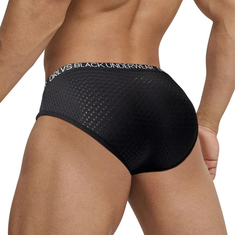 Sous-vêtements sexy en maille pour hommes, slips, poudres genci, culottes Sissy, tongs pour hommes, caleçons, zones de glissement, sous-vêtements masculins