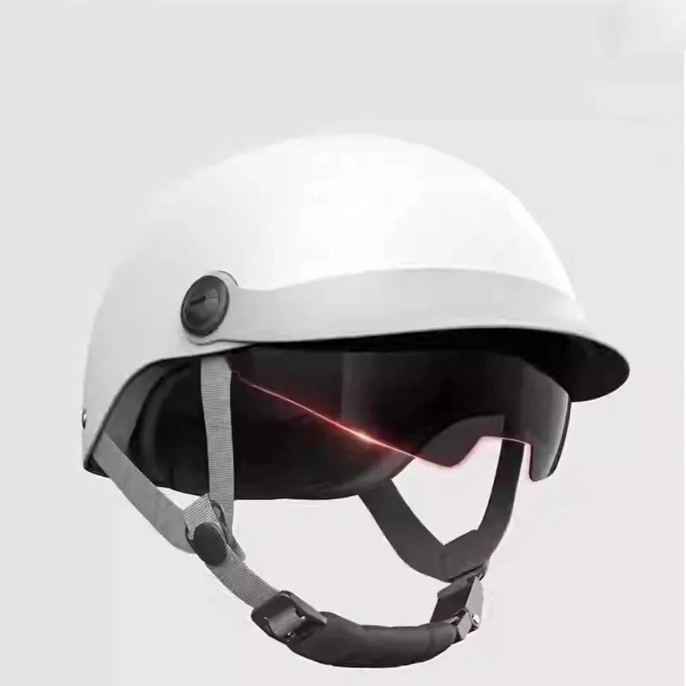 Casque de vélo électrique ultra léger, anti-chute, respirant, protection solaire, demi-casque de moto, vélo électrique