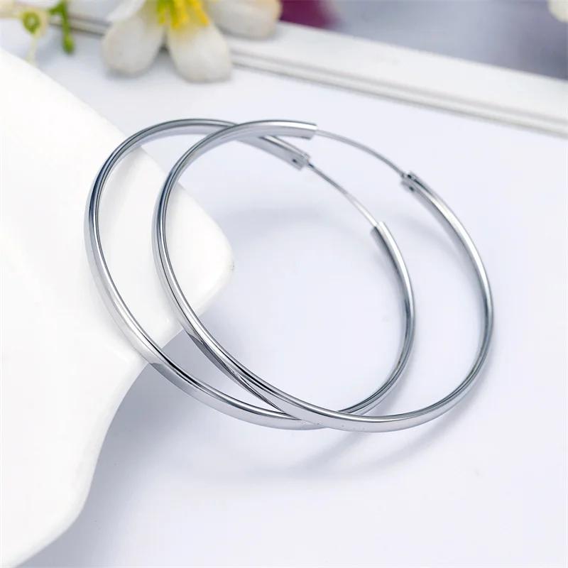 Senlissi-nouvelles boucles d'oreilles plaquées or 18 carats pour femmes