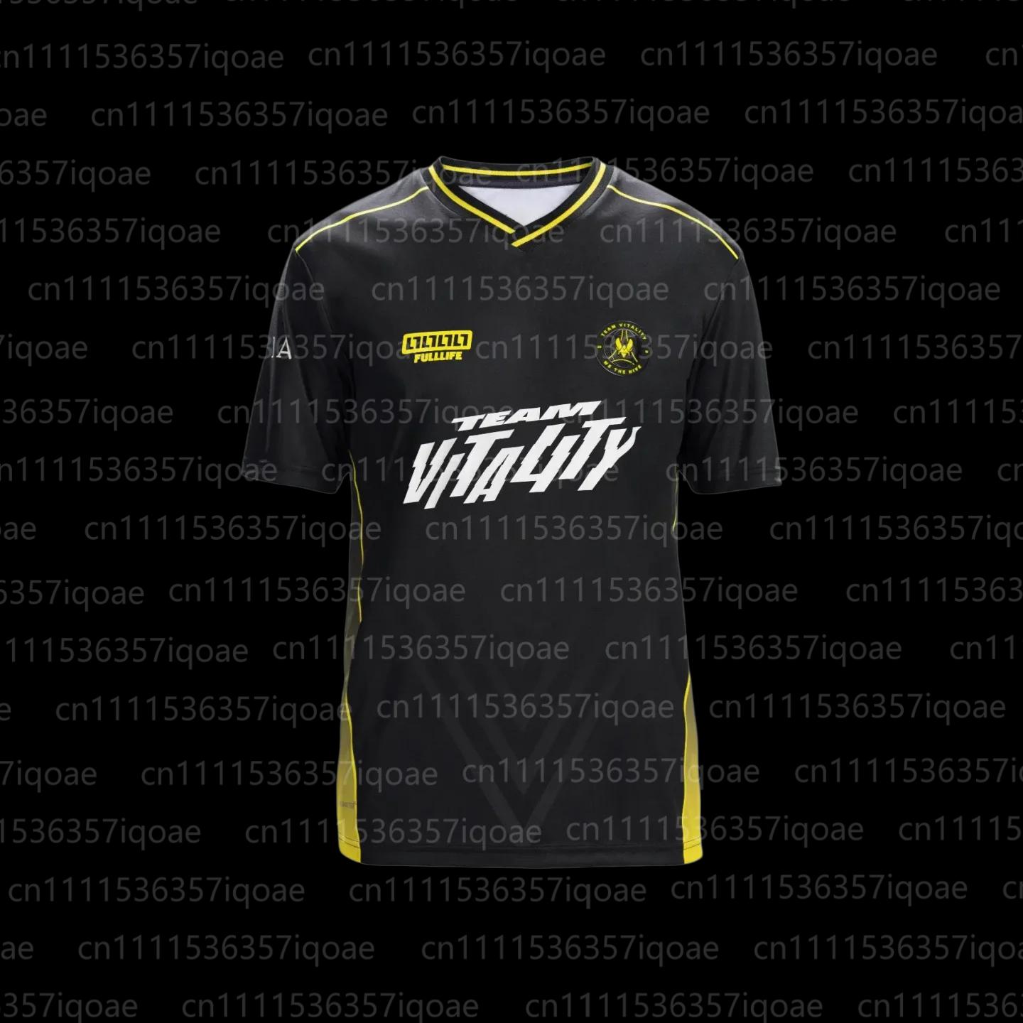 Maillot E-sports Valorant Vitality Pro 2026 pour Homme – T-shirt Confortable et Respirant pour Fans de Rocket League – Personnalisable