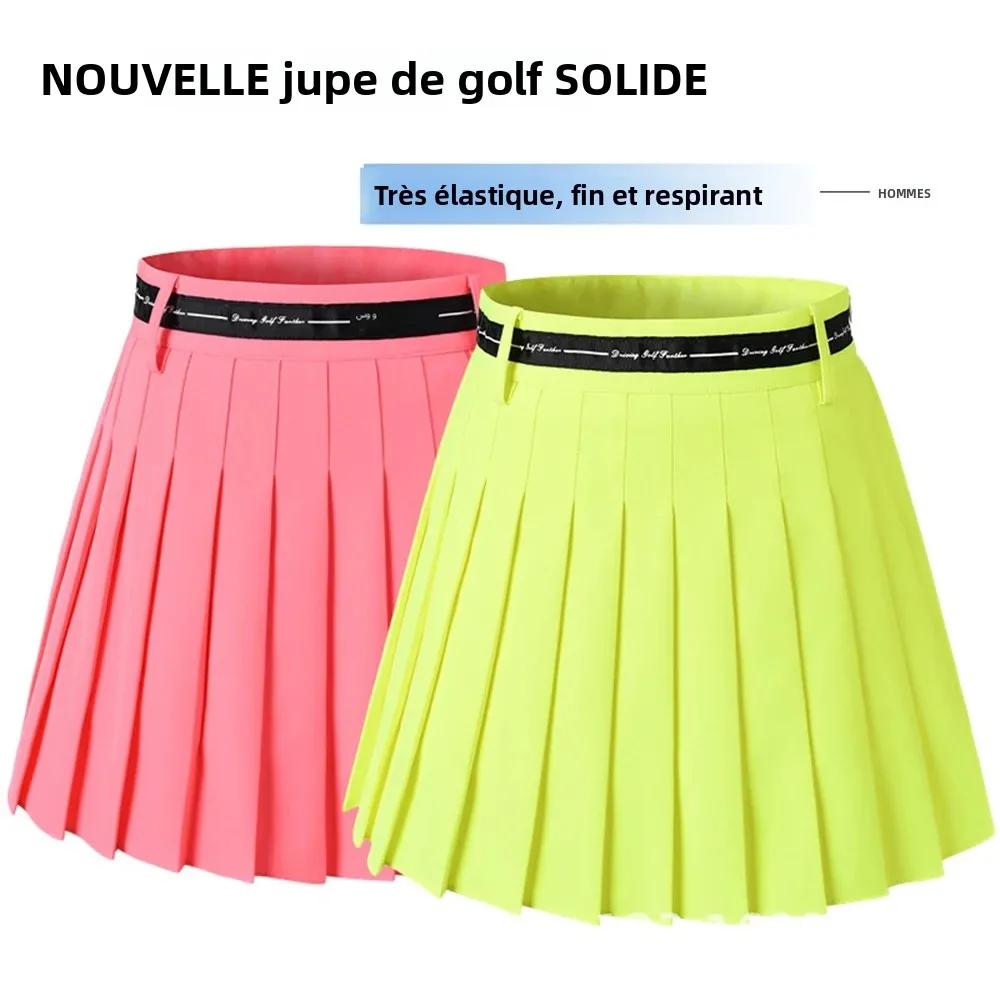 Jupe de golf plissée taille haute pour femmes entraînement sport fitness yoga course à pied activité physique occasionnelle élégante polyvalente mode sportive