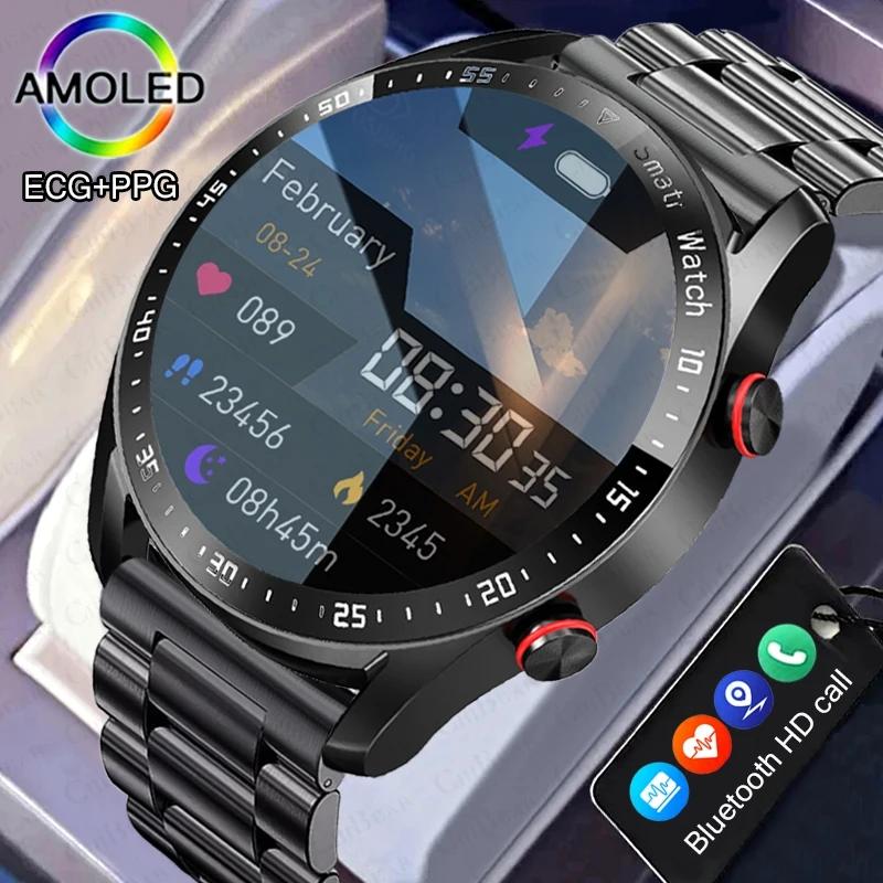 Montre connectée sport homme femme, écran HD, ECG+PPG, appel Bluetooth, suivi GPS, moniteur de fréquence cardiaque, étanche IP68, nouvelle montre connectée 2026