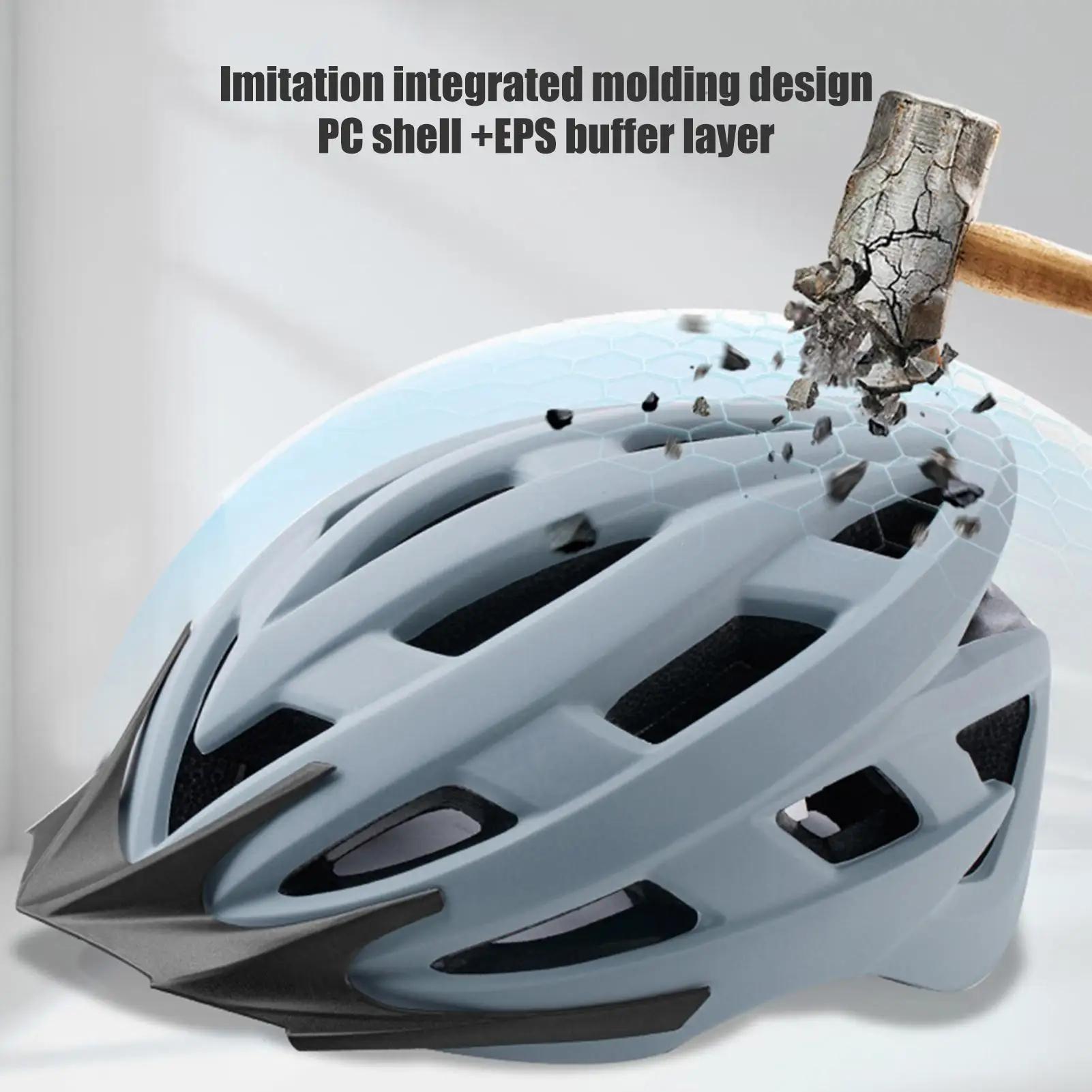 Casque de vélo casque de cyclisme intégré casque de sécurité unisexe protecteur tête de cyclisme équipement de cyclisme respirant
