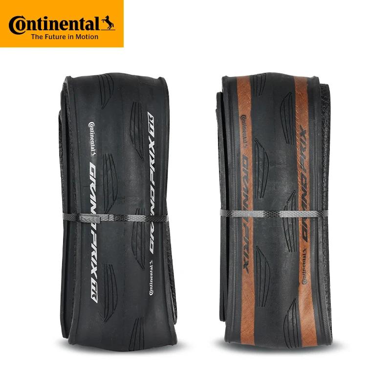 Pneu de vélo de route Continental Grand Prix 700 X 25C/28C/30C/32C pliable, type tubeless/avec chambre à air