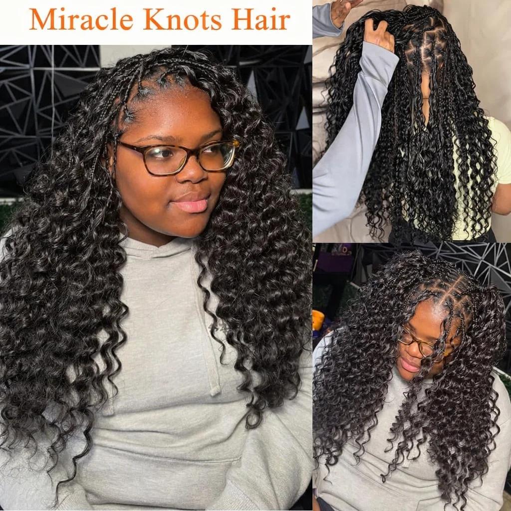 Extensions de cheveux au Crochet pré-séparées sans nœuds