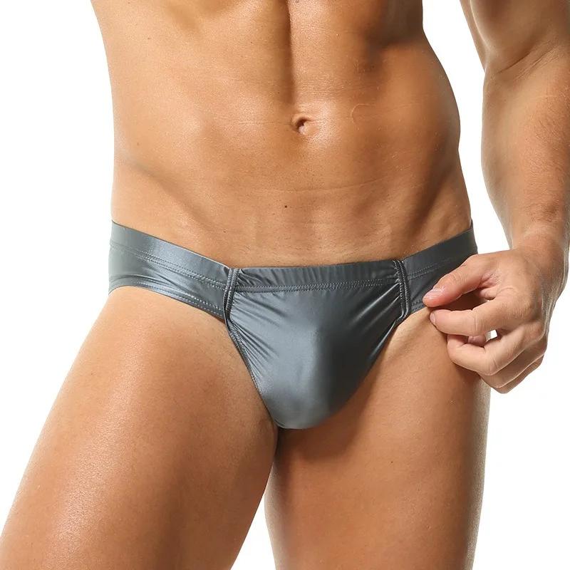 Sous-vêtements pour hommes, coupe en U, sexy, moulants, respirants, slips de sport, taille basse, haute élasticité, slips triangulaires ajustés