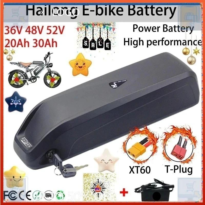 đ â = 36V 48V 52V pour moteur Ă©lectrique VTT batterie Hailong avec BMS 20Ah 30Ah