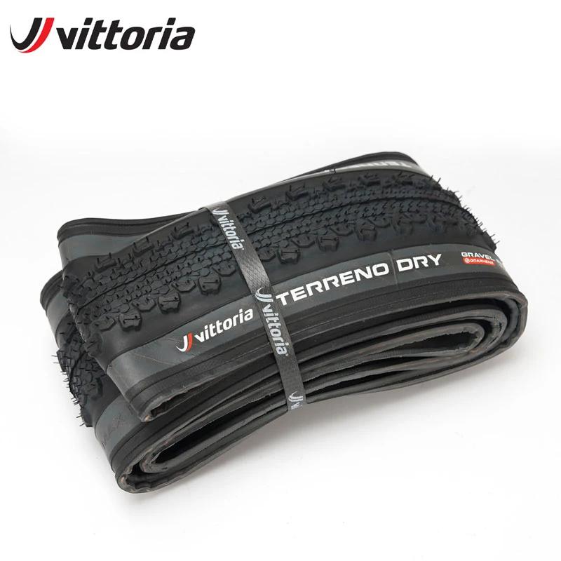 Pneu de vélo de route sans chambre à air Vittoria 700x33C/37C/40C TERRENO DRY Gravel Endurance 120TPI pour le cyclisme longue distance