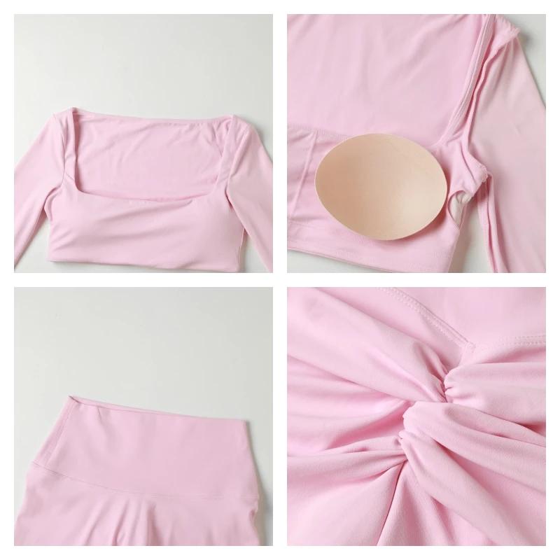 Ensemble sport femme Ctenkevet : manches longues pour running