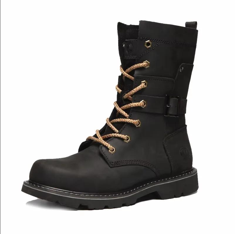 Bottes de randonnée cuir homme imperméables : pour moto