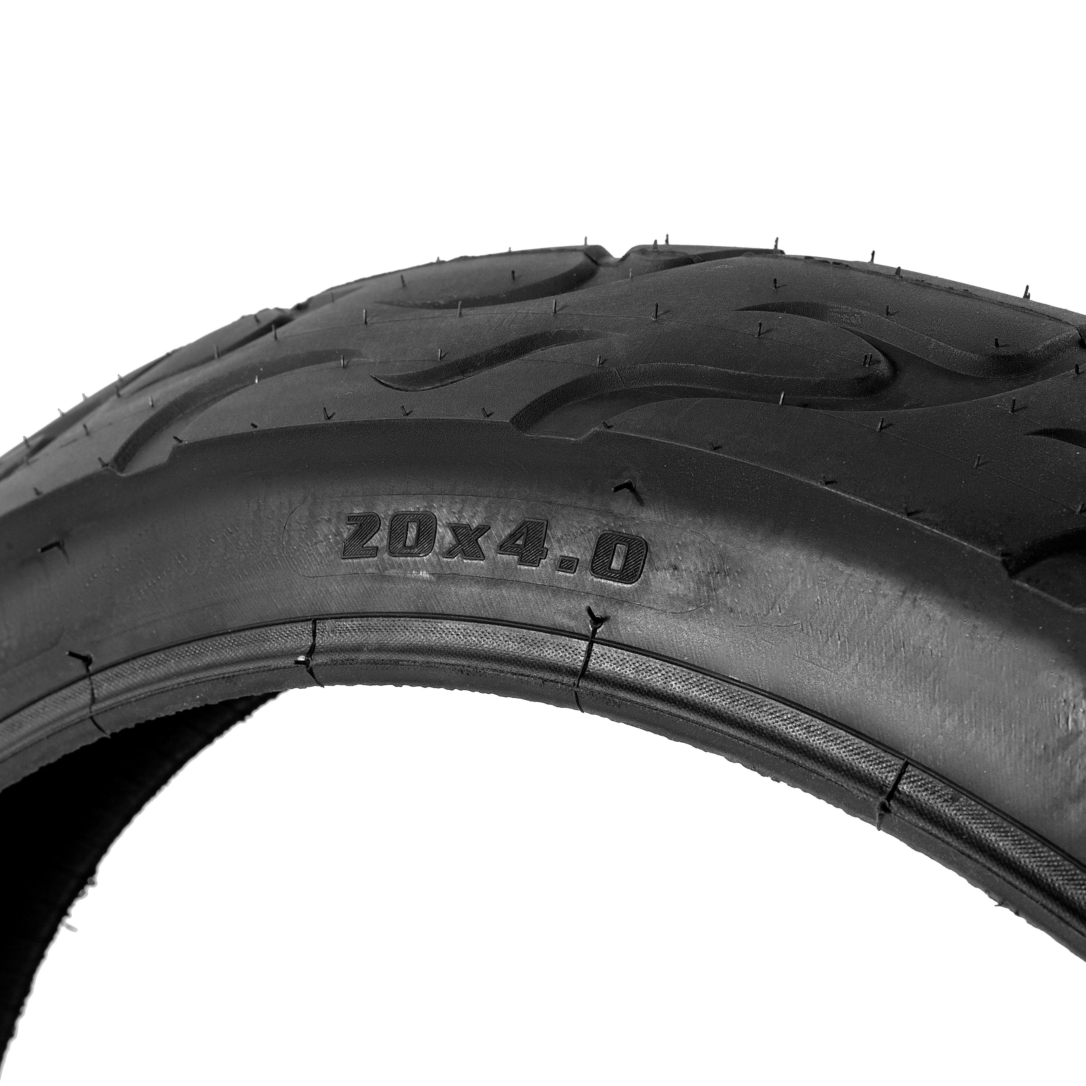 Gros pneu 20x4.0 pouces vélo électrique grosse neige plage pneu de vélo et chambre à air pièces de vélo accessoires de vélo