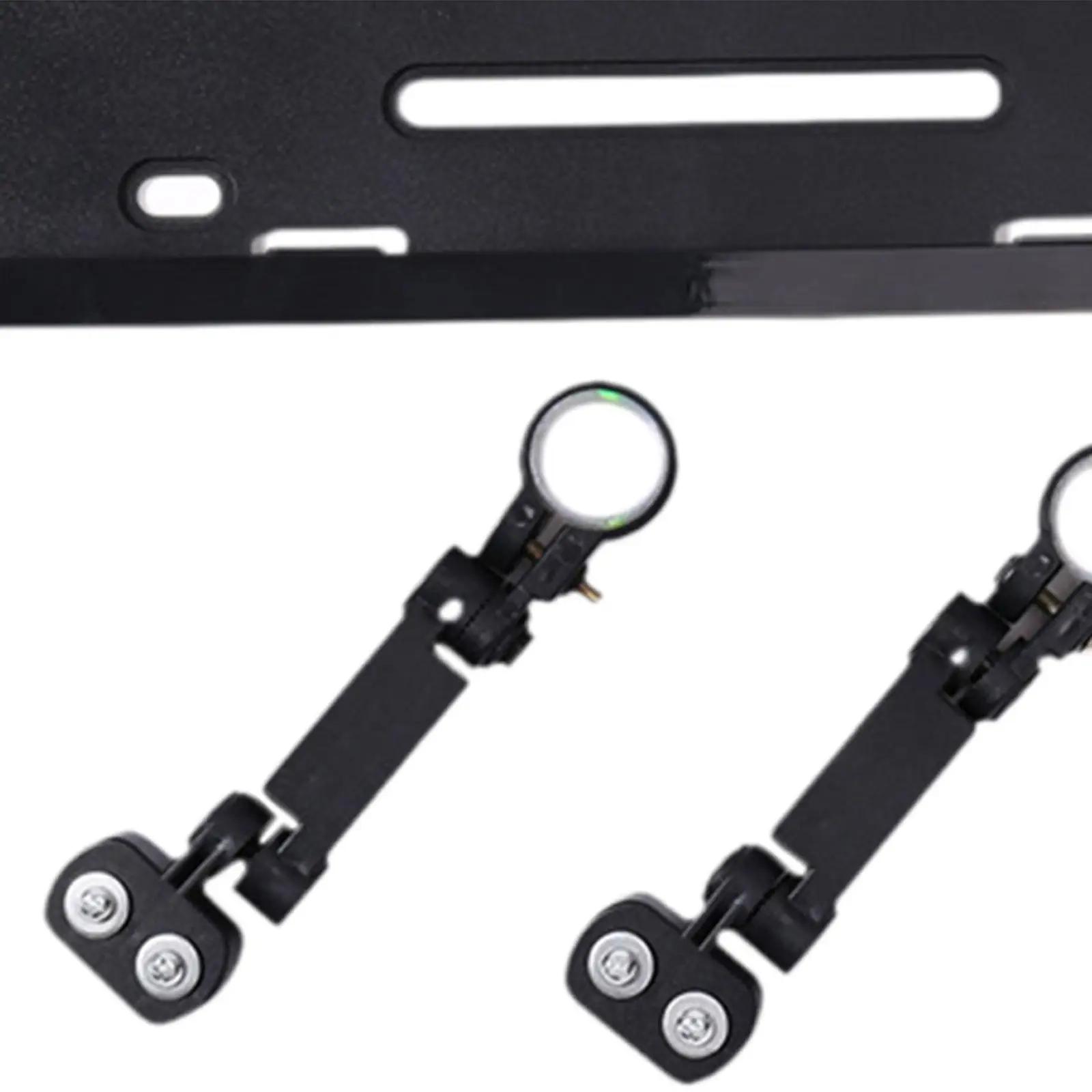 Support de plaque d'immatriculation auxiliaire, accessoire universel pour porte-vélo arrière de véhicule, léger, professionnel, assemblage Simple