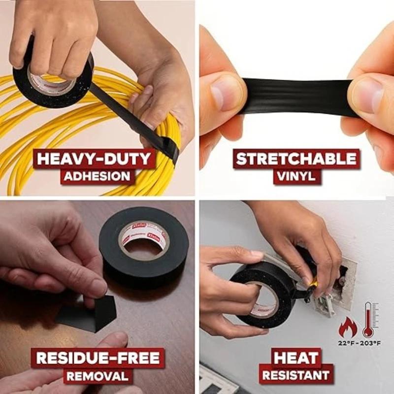 Ruban de finition de guidon noir pour réparation de poignées, compatible avec tous les vélos de route et cyclismes, accessoires de cyclisme