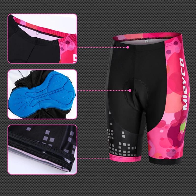 Short de cyclisme femme short de vélo rembourré 3D séchage rapide vtt VTT pantalon court vélo collants respirants pantalons vtt