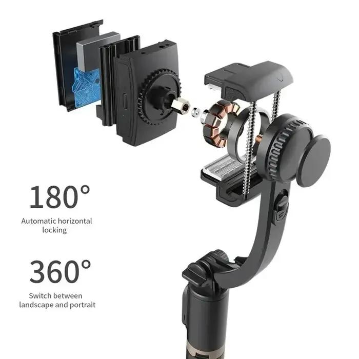 STTKGZD stabilisateur de cardan portatif stabilisateur Selfie bâton lumière de remplissage Smartphon