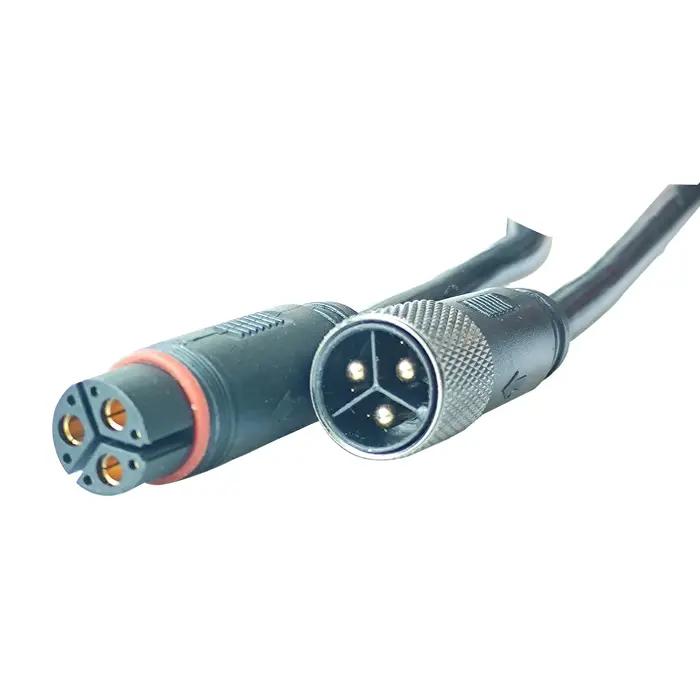 YLS L915 Connecteur étanche à 9 broches, verrouillage à vis, câble moteur mâle et femelle, L = 1000m