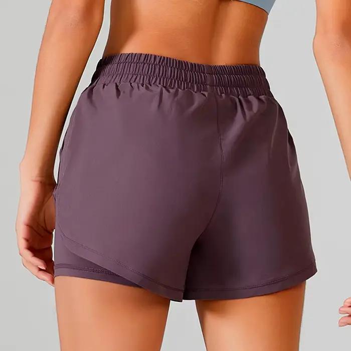 Short yoga femme spandex néon fitness course entraînement legging sport