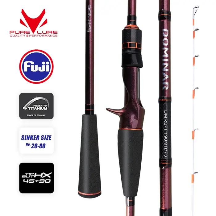 PURELURE-Tianium Tip Seiche Octopus Fishing, Webfooted, Super Light, Considérant une action de 7:3,