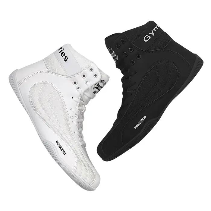 Nouvelles chaussures de boxe entraînement au Combat Arts martiaux exercice de Fitness chaussures San