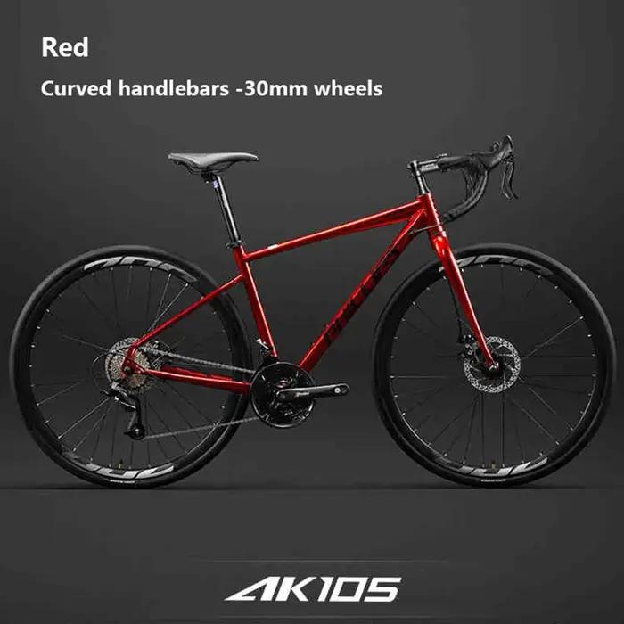 Vélo de course sur route en acier pour jeunes cadre large vélo de ville polyvalent pour chemins en gravier探险时请忽略上面的示例标题,根据要求重新生成一个符合中文和产品特性的标题。对于本题,正确的标题应为: ###TITRE### 钢制公路赛车自行车适用于年轻人 大号框架 城市多功能砾石道路骑行