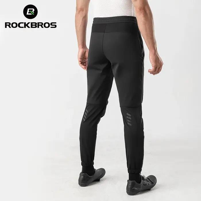 ROCKBROS pantalons de cyclisme automne hiver décontracté coupe-vent doublé polaire pantalons longs é