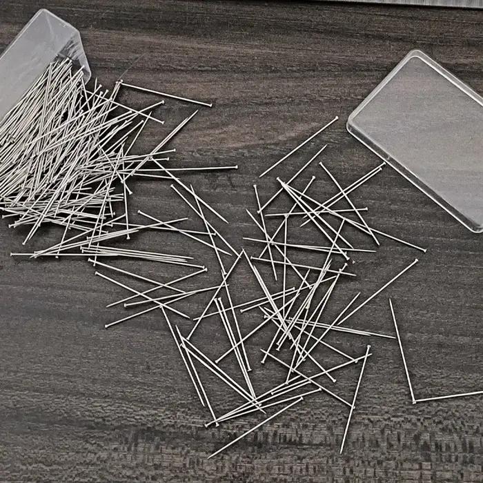 Épingles à coudre en acier inoxydable, 300 pièces/35mm, épingles de Suture droites pour couturière,