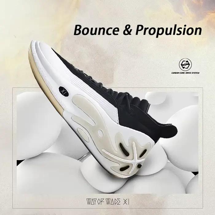 Chaussures basket Li-Ning WAY OF WADE 11 semelle carbone amortissantes professionnelles intérieur