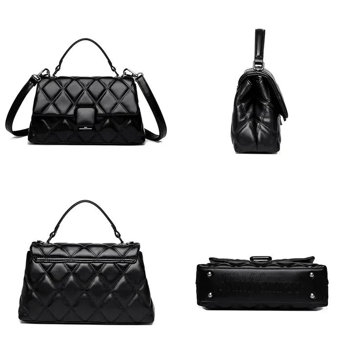 Sac à main rétro en cuir souple pour femmes, sacs carrés à la mode, haute qualité, célèbre designer,