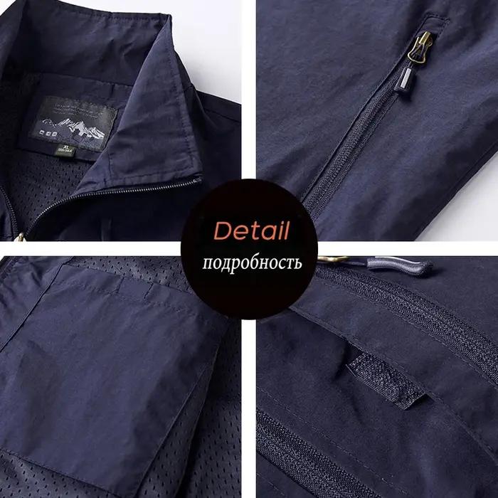 Nouveau printemps hommes en plein air gilets décontractés hommes été imperméable respirant pêche gil