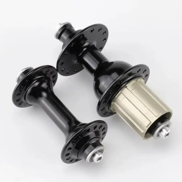 Moyeu QR de vélo de route sans logo, 28H 32H 36H, 8/9/10/11S, avant 9x100mm arrière 10x130mm, moyeu