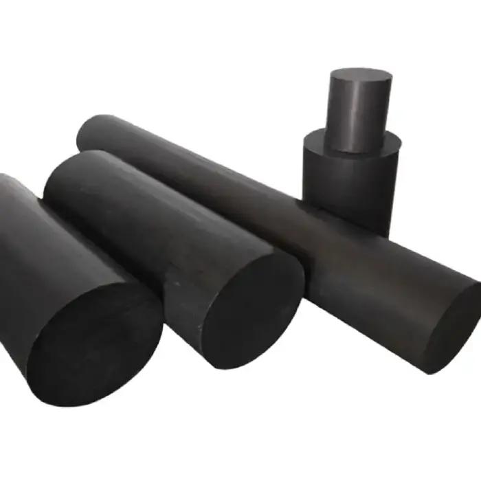 Barre résistante à l'usure de tiges en nylon pur PA6 pour l'usinage du diamètre noir 3mm à 300mm