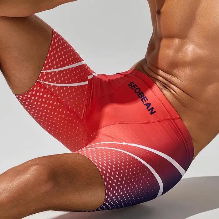 Maillot de bain court à séchage rapide pour hommes, compétition de Surf sur la plage, maillot de bai