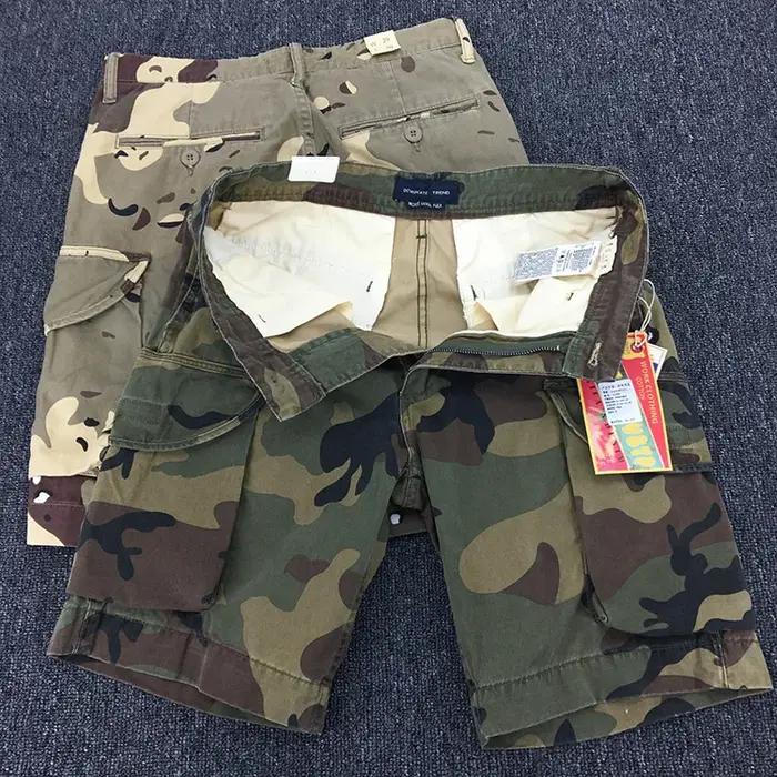 Short Cargo de style rétro américain pour hommes, nouveau short de Camouflage lourd, en pur coton la
