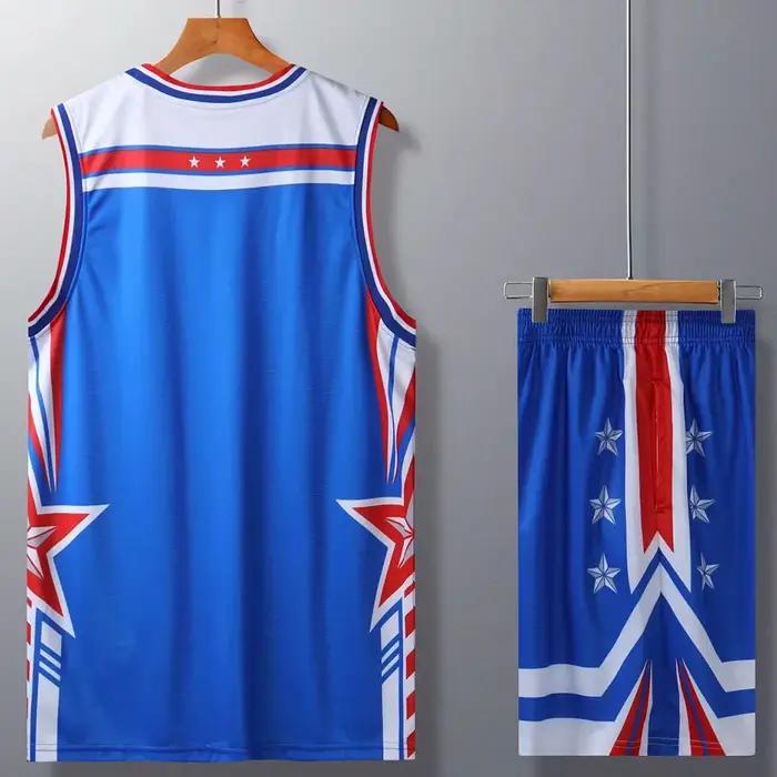 Maillots de basket-ball respirants à séchage rapide pour garçons, chemises de sport et shorts athlét