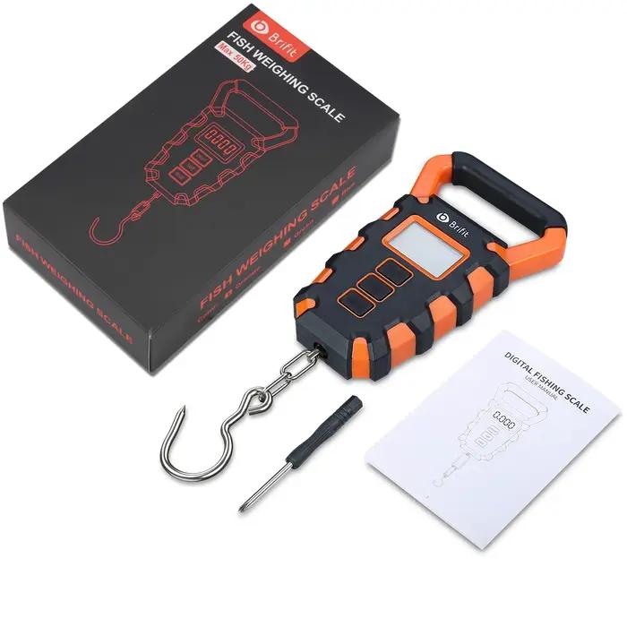 Balance de Pêche Numérique Portable avec Règle, pour Voyage, pour Nourriture, 50kg