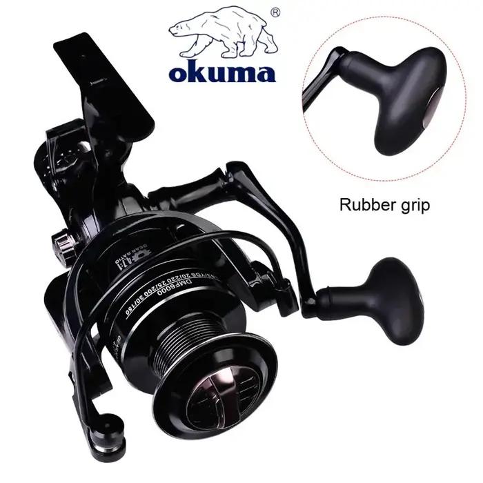 Okuma tout métal fil tasse filature bateau de pêche 5.2:1 4.7:1 tambour rotatif 19KG résistance tamb