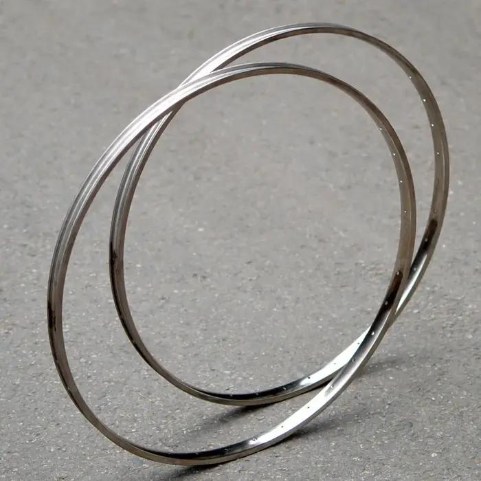 Jante de vélo de route en acier inoxydable 26 pouces, accessoires de roue de vélo Vintage 1-3/8 36 t