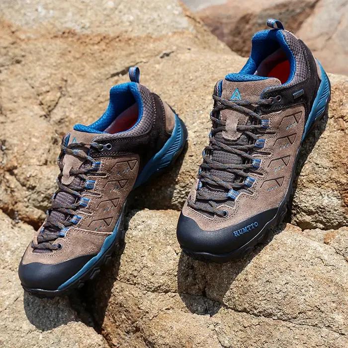 Chaussures Randonnée Hommes Antidérapantes Respirantes - Baskets Trekking Escalade Montagne