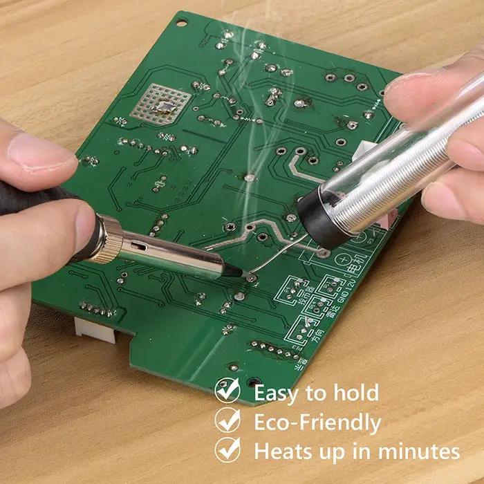 Kit de fer à souder électrique 80W à température réglable 220V 110V, ensemble d'outils de soudage, f