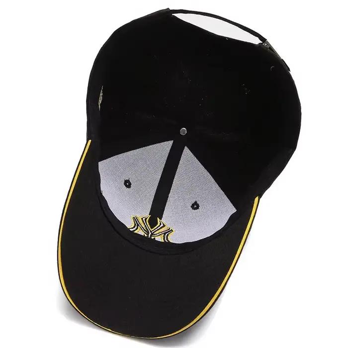Casquettes Quatre Saisons pour Hommes – Casquette de Baseball Décontractée Noire Tendance Rétro avec