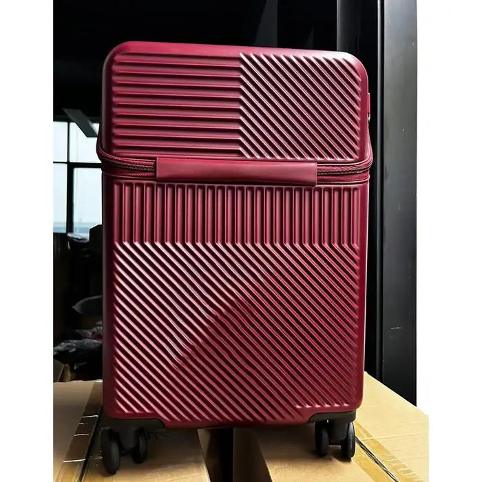 Valise bagages valise d'affaires élégante avec porte-gobelet compacte 20 pouces légère bagage à main