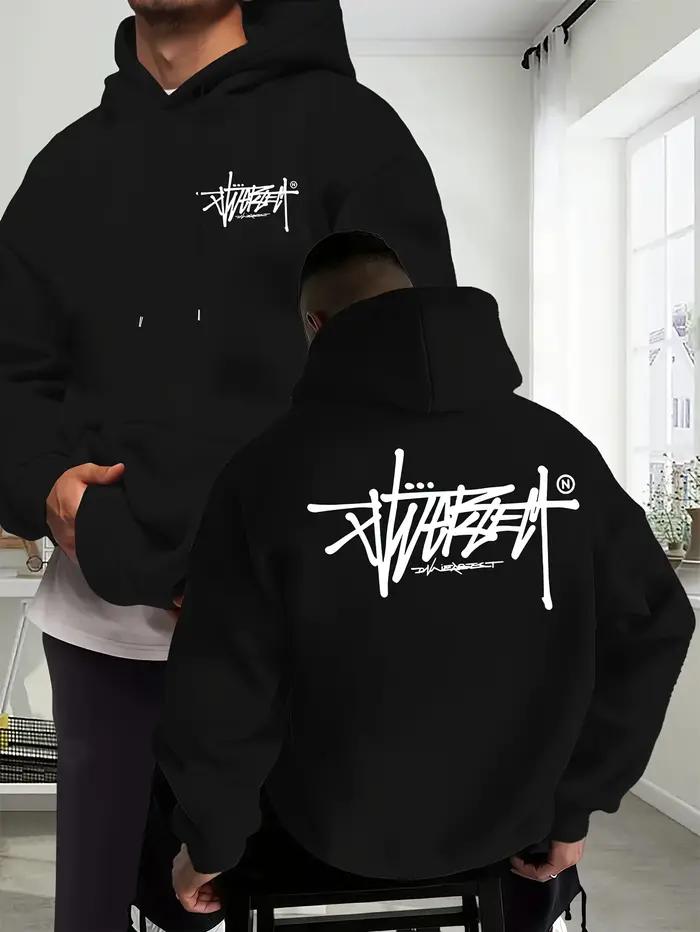 Nouveau design 2026 – Sweat à capuche imprimé pour homme et femme, décontracté et chaud pour l'autom