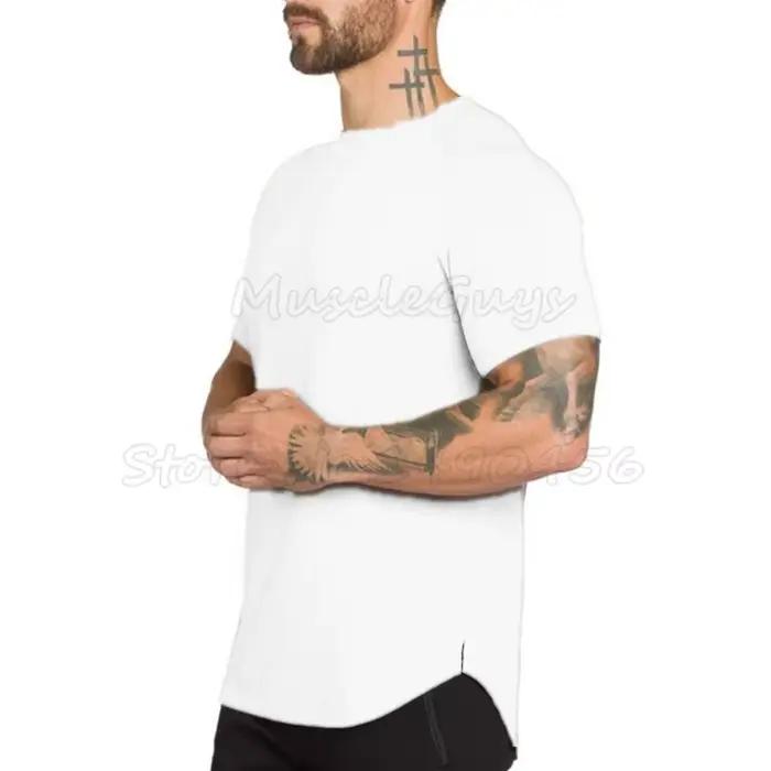 T-shirt à manches courtes pour homme, vêtement de marque, en coton, style hip hop, idéal pour la mus