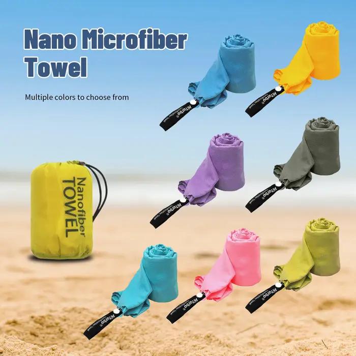 Sac en tissu rond Hiturb voyage en plein air absorbant séchage rapide léger portable plage course usage quotidien