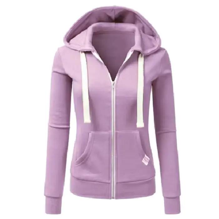 Sweat à capuche de sport personnalisé pour femmes, nouvelle mode automne/hiver, manches longues, cor