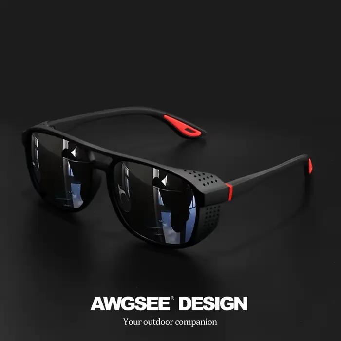 Lunettes de soleil de sport professionnelles – Polarisées coupe-vent UV400 pour le cyclisme, la cour