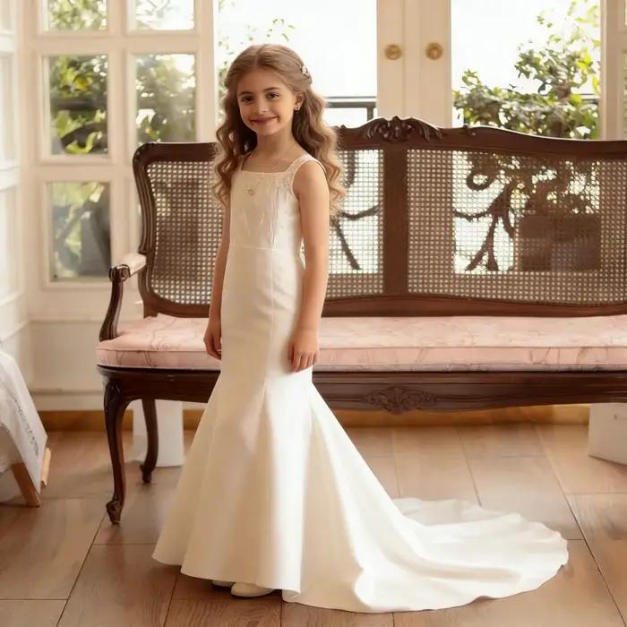 Nouvelle Robe de Princesse Élégante pour Filles, Robe de Soirée Formelle pour Anniversaire, Mariage,