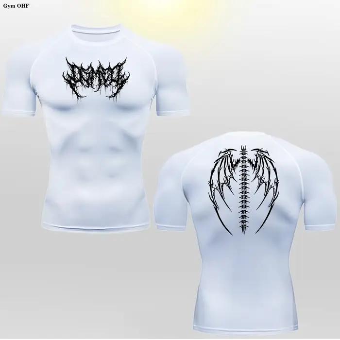 Anime été hommes respirant t-shirt Sports de plein air basket-ball vêtements gymnase Fitness tapis r