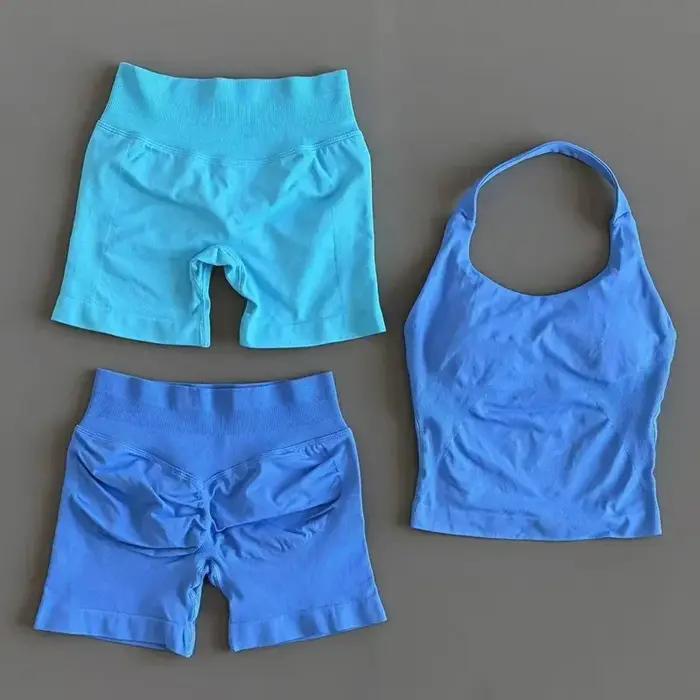 HISTELLO – ensemble 2 pièces pour femmes, haut à bretelles, soutien-gorge et short, vêtements d'entr