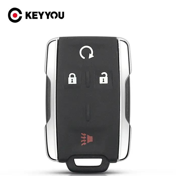 KEYYOU – clé télécommande intelligente à 4 boutons, pour Chevrolet Silverado Colorado GMC Sierra 201